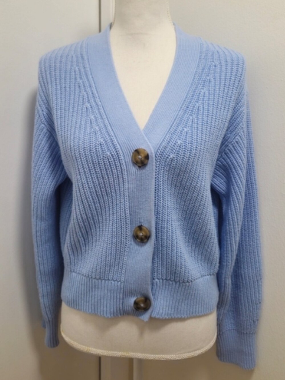H&M Blue Cardigan Sweater XS